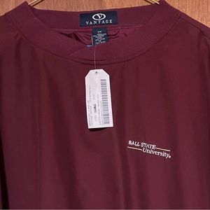 Men’s V-Neck windbreaker-Ball State University XXL